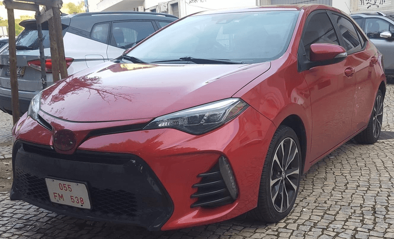 Matrícula diplomática 055, representando o país Estados Unidos da América