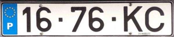 Matrícula portuguesa dos veículos importados em 1997