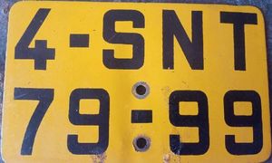 Matrícula motociclo de Sintra